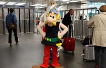 Joyeux anniversaire Astérix dans le métro parisien