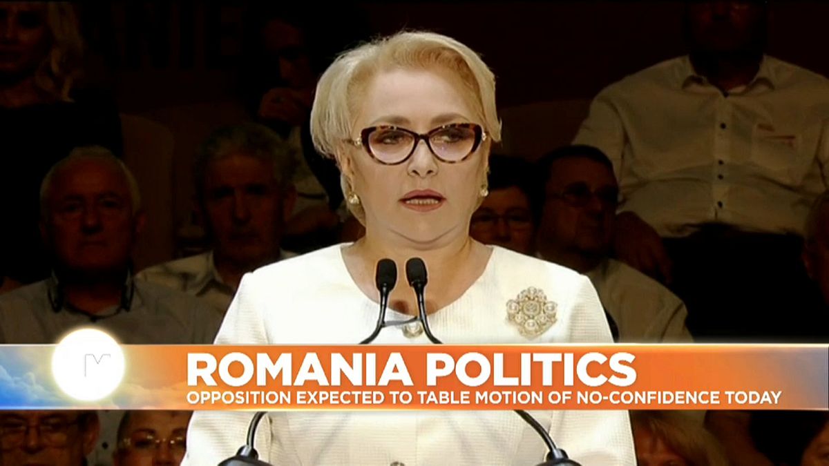 Romania's government on the brink ahead of vote of no confidence in Viorica Dancila 