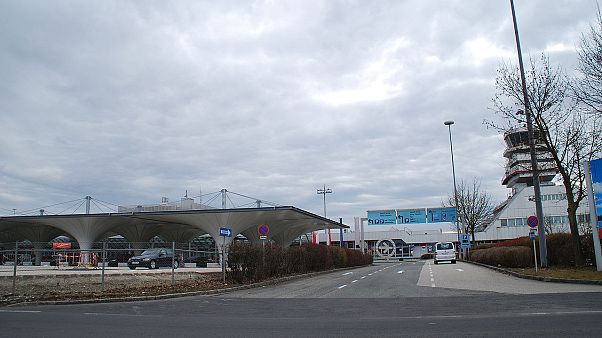 Blick auf den Flughafen Blick auf den Flughafen