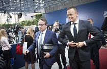 Szijjártó Péter magyar külügyminiszter és Várhelyi Olivér nagykövet 2018. július 16-án