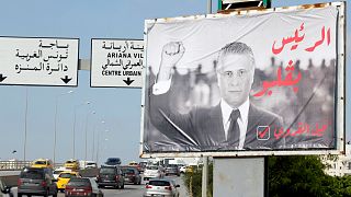  لوحة إعلانية لحملة انتخابية لنبيل القروي- أرشيف رويترز