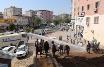 حملات ترکیه به کردهای سوریه؛ ۵ نفر از معترضان در دریاربکر دستگیر شدند