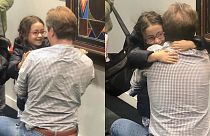 دختر نازنین زاغری پس از ۴ سال به پدرش در بریتانیا پیوست