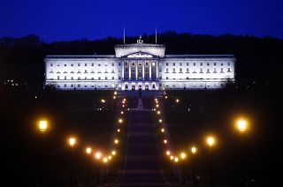 Parliament buildings known as Stormont in Belfast, Northern Ireland, UK