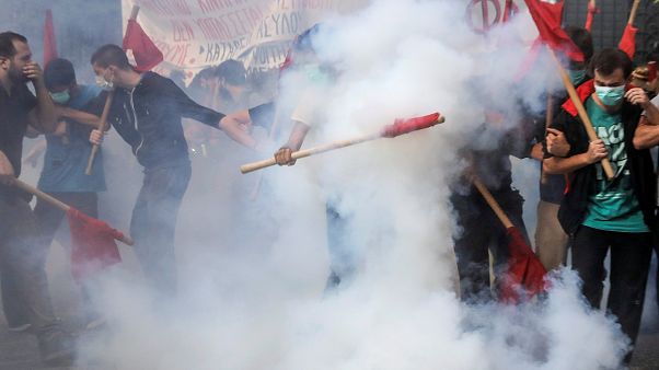Studenten-Randale in Athen Studenten-Randale in Athen