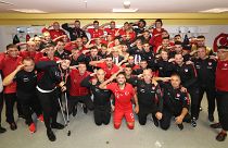 2020 Avrupa Futbol Şampiyonası (EURO 2020) Elemeleri H Grubu'nun 7. haftasında Arnavutluk'u 1-0 yendi. ( Türkiye Futbol Federasyonu - Anadolu Ajansı )