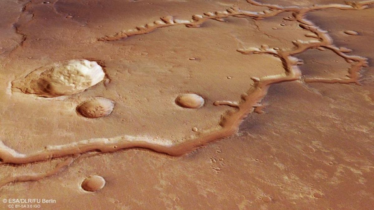 کشف بقایای رودخانه ۷۰۰ کیلومتری در سطح مریخ