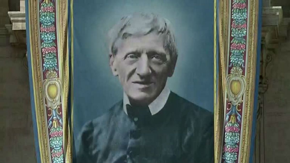 Cardinal Newman declared a saint by Pope Francis along with four other religious figures