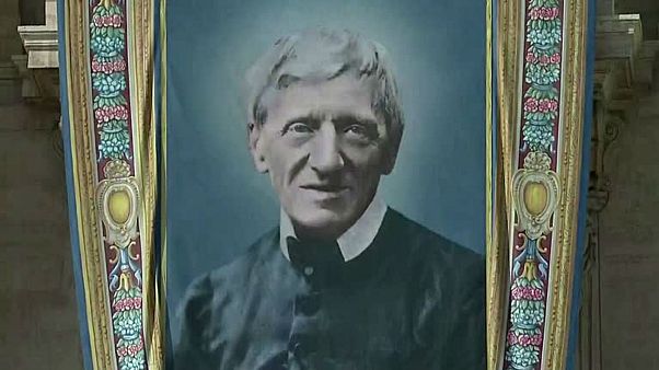 Cardinal Newman declared a saint by Pope Francis along with four other religious figures Cardinal Newman declared a saint by Pope Francis along with four other religious figures
