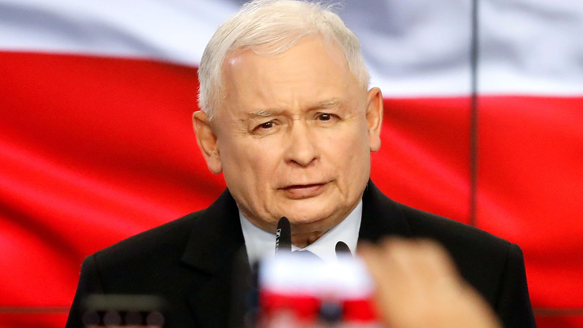 Kaczyński canta vitória na Polónia