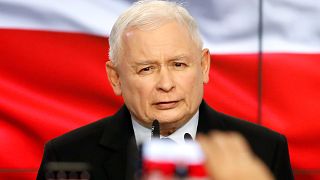 Kaczyński canta vitória na Polónia