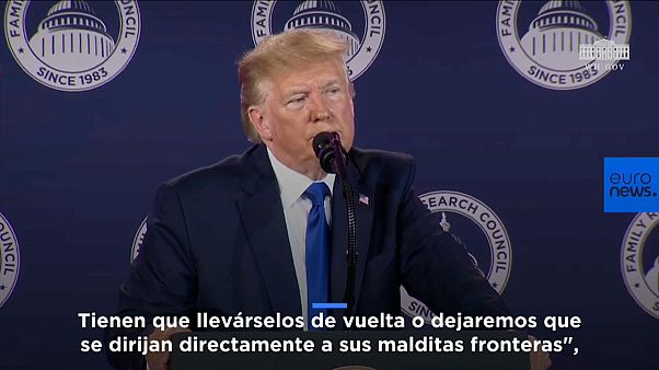 Trump amenaza con permitir llegar a los islamistas de Siria a las "malditas fronteras" de Europa Trump amenaza con permitir llegar a los islamistas de Siria a las "malditas fronteras" de Europa