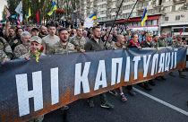 Proteste in Kiew gegen Friedensplan der Regierung