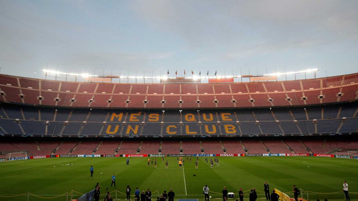 Le Camp Nou, le stade du Barça, le 1er octobre 2019 