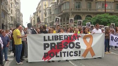 Catalunha em protesto contra a justiça espanhola