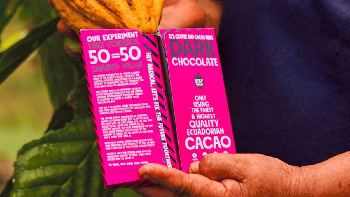 One new company is harnessing the power of chocolate for good.