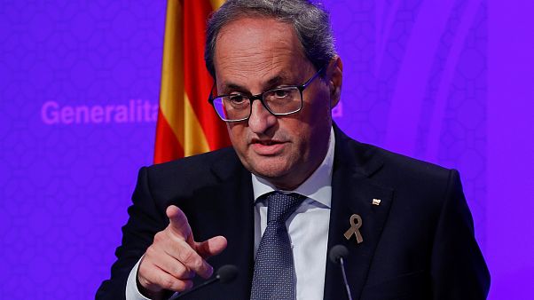 Líderes catalães pedem intervenção da comunidade internacional Líderes catalães pedem intervenção da comunidade internacional
