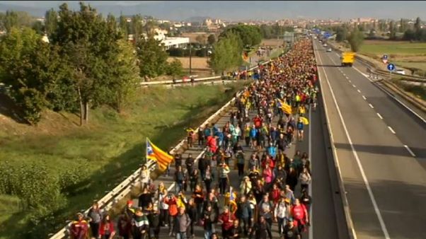 Marchas pela liberdade rumo a Barcelona Marchas pela liberdade rumo a Barcelona