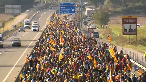 Proteste in Katalonien - Festnahmen und Verletzte Proteste in Katalonien - Festnahmen und Verletzte
