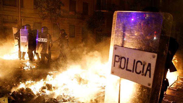 El rostro más violento del independentismo catalán El rostro más violento del independentismo catalán