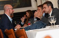 Δείπνο Μητσοτάκη με Σαρλ Μισέλ στις Βρυξέλλες