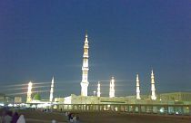 المسجد النبوي في المدينة المنورة بالمملكة العربية السعودية
