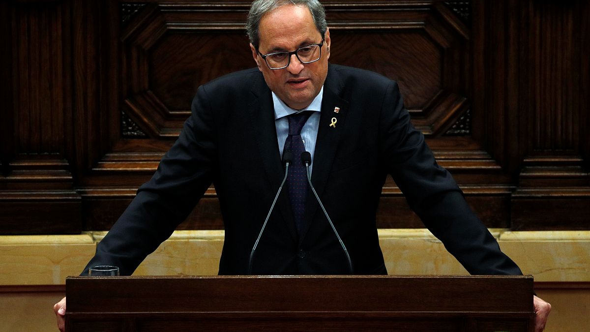 Katalonya Özerk Yönetimi Hükümeti Başkanı Torra: Bağımsızlık referandumu yapmak istiyoruz