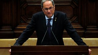 Catalan leader Quim Torra tells parliament there must be a new independence vote 