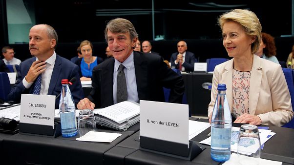 Davide Sassoli et Ursula von der Leyen Davide Sassoli et Ursula von der Leyen