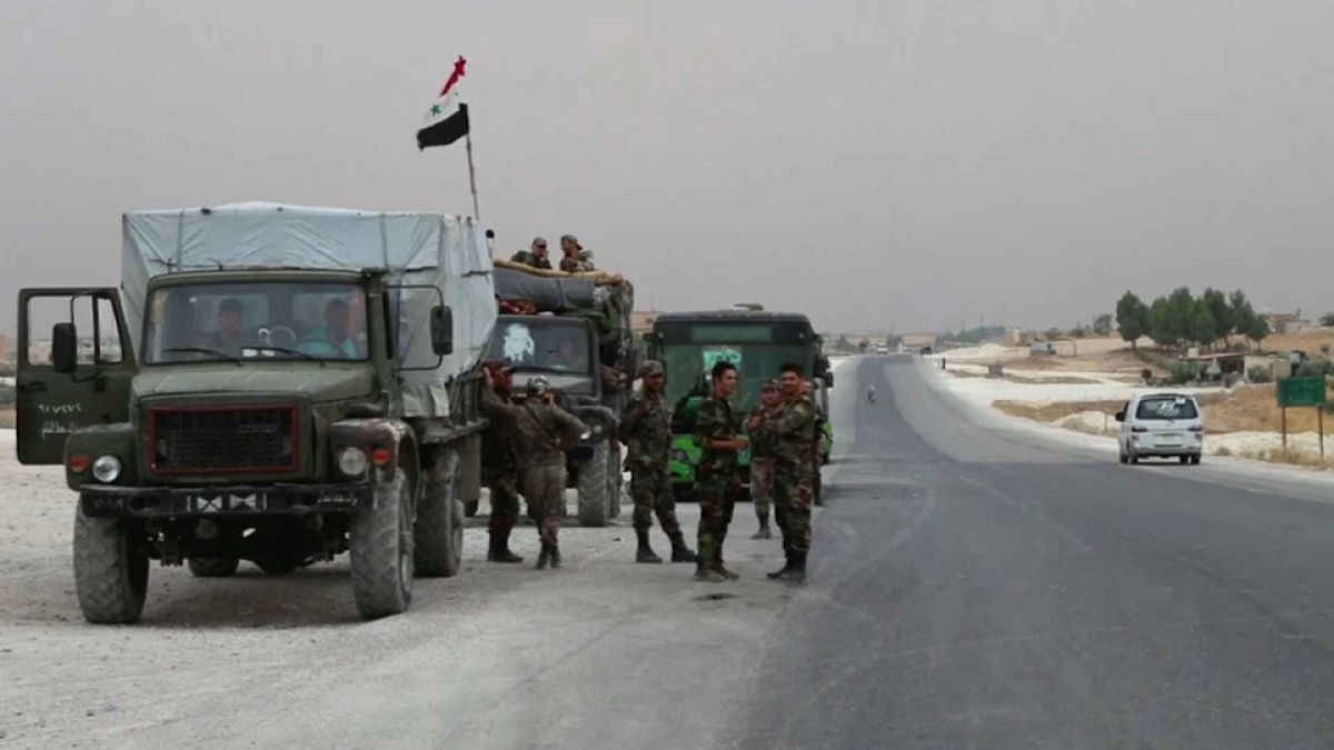 دخول القوات السورية إلى مدينة كوباني 