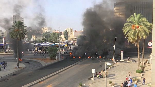 Ausschreitungen bei Protesten im Libanon Ausschreitungen bei Protesten im Libanon