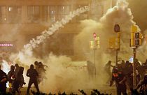 Barcelona: utcai harcokba torkolló tüntetés