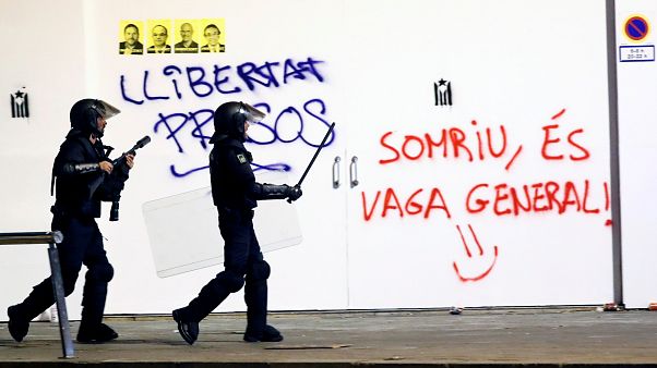 "Recados" políticos depois de semana de protestos na Catalunha "Recados" políticos depois de semana de protestos na Catalunha