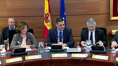 El Gobierno español ve un problema de 'estricto orden público' en Cataluña