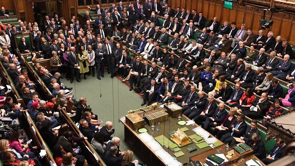 A general view of the House of Commons on what was dubbed "Super Saturday", in London, Britain October 1 A general view of the House of Commons on what was dubbed "Super Saturday", in London, Britain October 1
