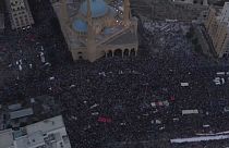 فيديو مصوَّر من الجو لحجم المظاهرة التي احتلت وسط بيروت الأحد  