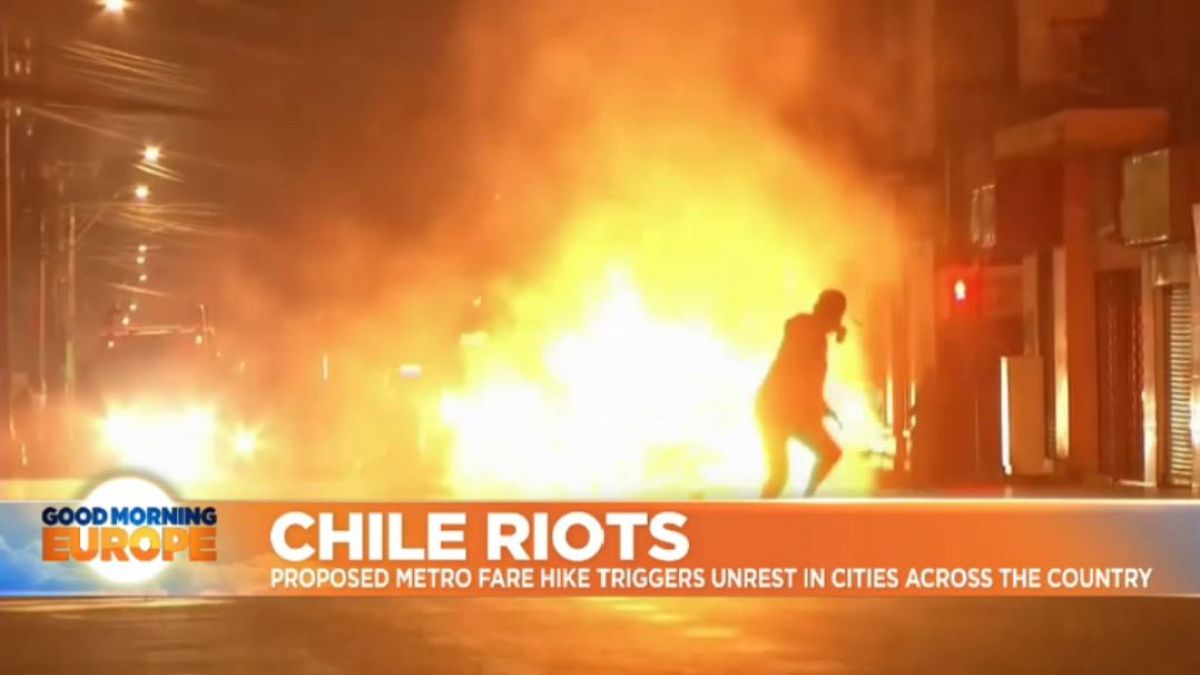 Chile's President offers rescue package amid violent protests 