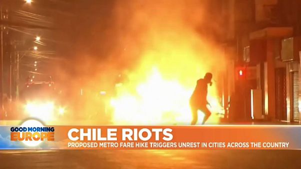 Chile's President offers rescue package amid violent protests Chile's President offers rescue package amid violent protests