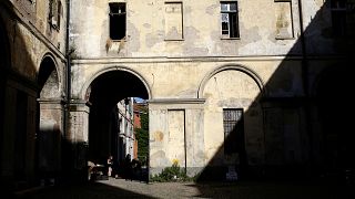 FILE PHOTO: A yard of the Cavallerizza Reale building in Turin, Italy, July 15, 2016. 