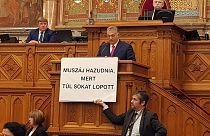 Zwischenfall im ungarischen Parlament