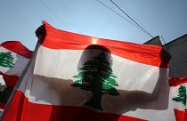 Manifestation anti-gouvernementale à Nabatiyeh (Liban), le 21/10/2019