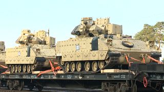 Американские танки у белорусской границы