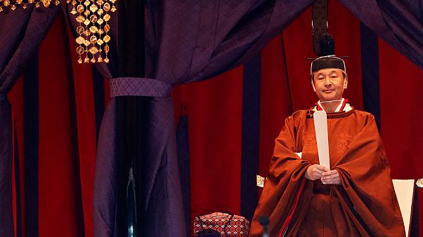 Elfoglalta a trónt Naruhito japán császár Elfoglalta a trónt Naruhito japán császár