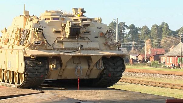 EUA de armas e bagagens na Lituânia EUA de armas e bagagens na Lituânia