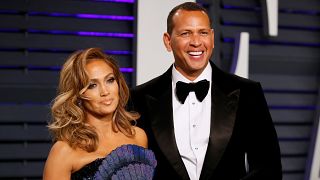 J. Lo and Arod at the 91st Academy Awards earlier this year