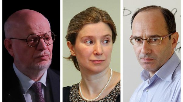 Михаил Федотов, Екатерина Шульман и Илья Шаблинский Михаил Федотов, Екатерина Шульман и Илья Шаблинский