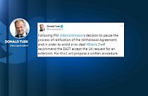 Brexit, Donald Tusk: Proporrò a Ue di accettare richiesta proroga