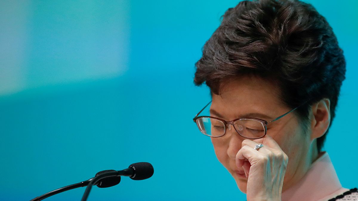 رئيسة السلطة التنفيذية في هونغ كونغ كاري لام 