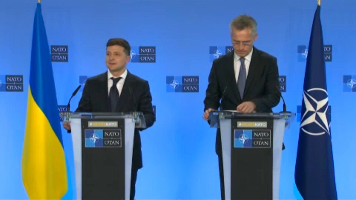 Ukraine's President Zelensky meets senior EU, NATO officials in Brussels