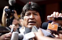 El presidente y candidato de Bolivia, Evo Morales en la región del Chapare, Bolivia, el 20 de octubre de 2019.